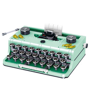 Retro Simulation Typewriter Nostalgic Classic Assembling Toys